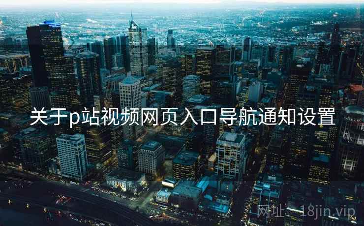 关于p站视频网页入口导航通知设置  第2张